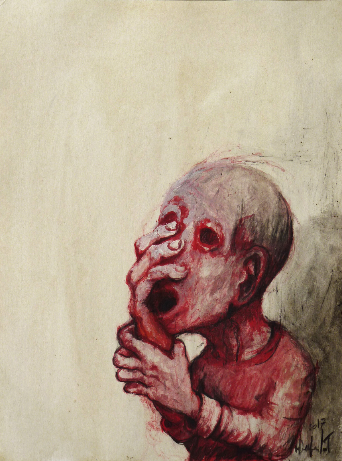 Hubert Duprilot 2017  Stylo-bille sur papier A4