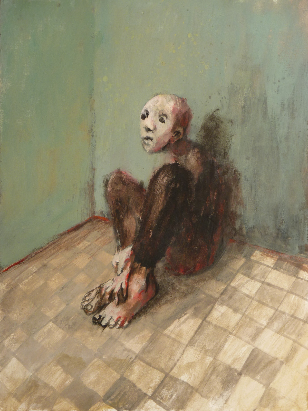 Hubert Duprilot 2017  acrylique sur papier (60x50cm)