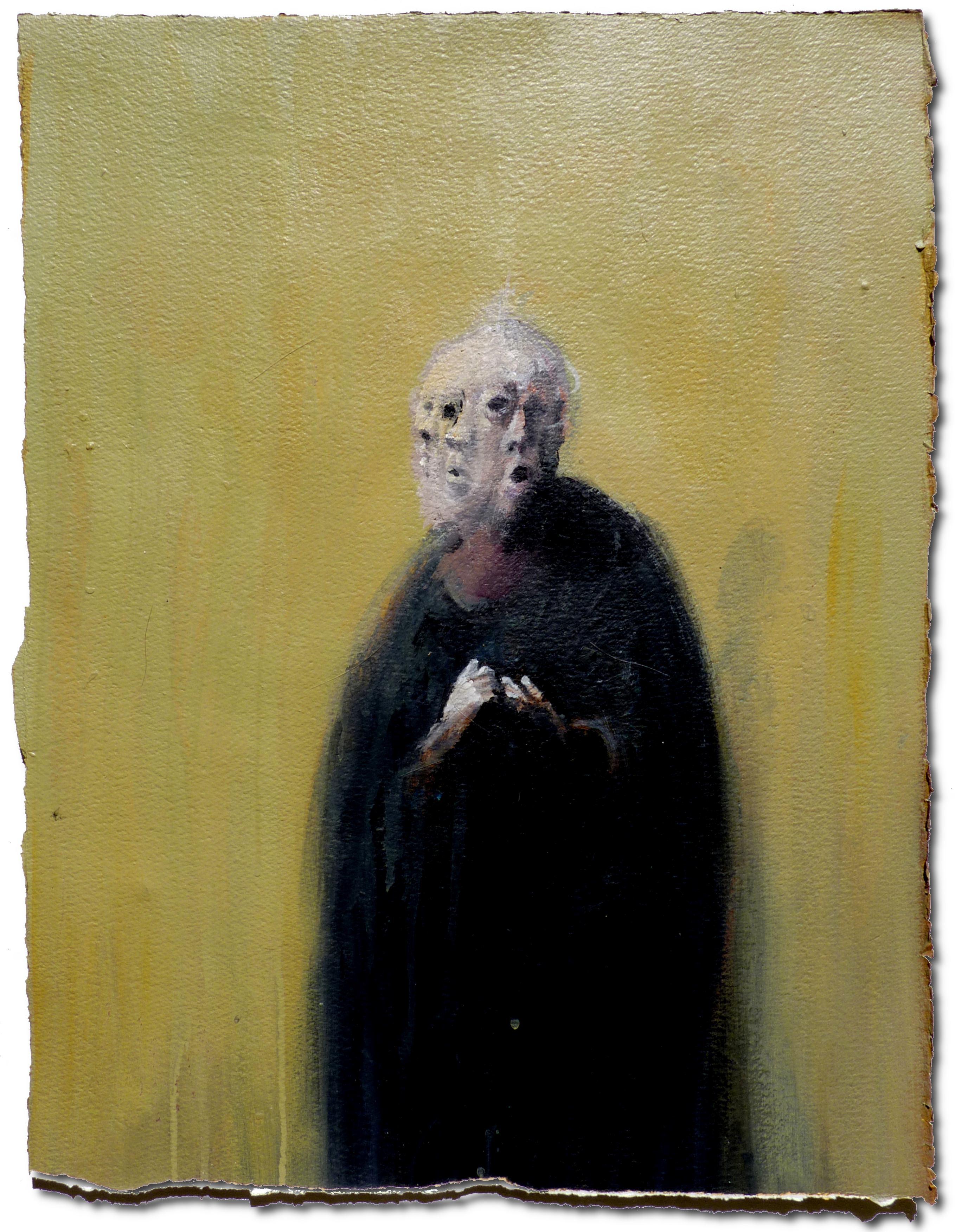 Hubert Duprilot 2015 Encre de Chine et acrylique sur papier (50x50cm)