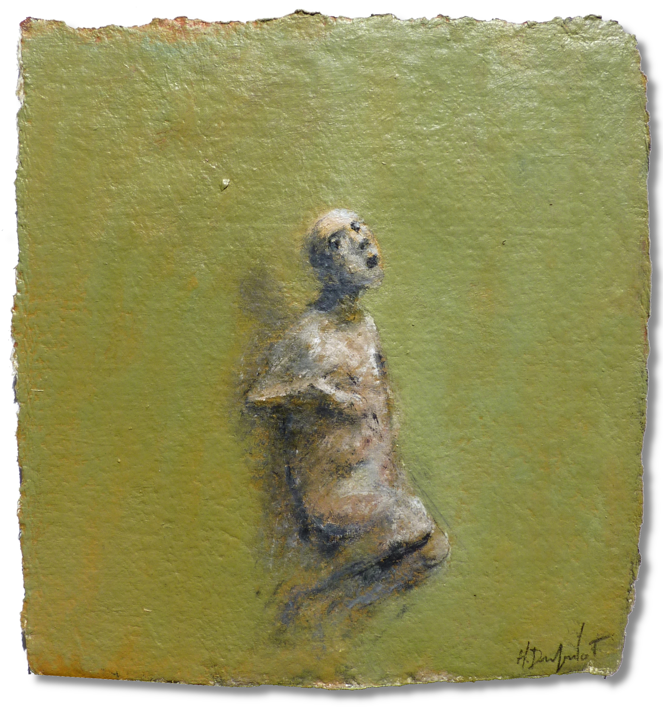 Hubert Duprilot 2015 Encre de Chine et acrylique sur papier (50x50cm)